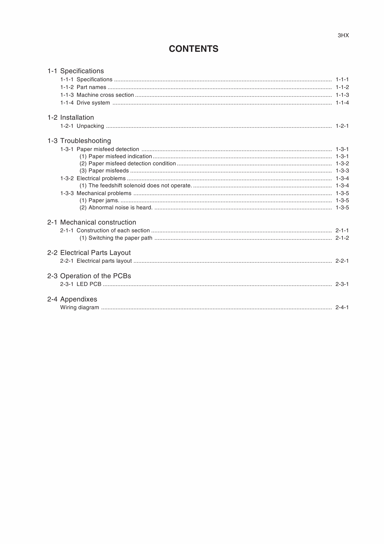 KYOCERA Options Job-Separator-JS-410 Service Manual-3